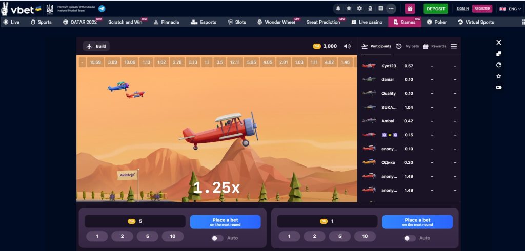 Aviatrix Game at VBet Online Casino Aviatrix Game at VBet Online Casino