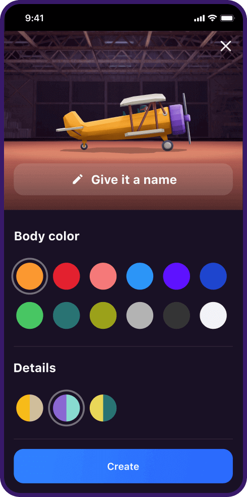 Aviatrix.bet Game: Plane Customization